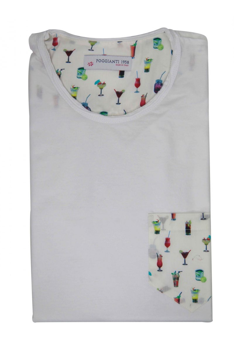 T-shirt cotone 820-01 White