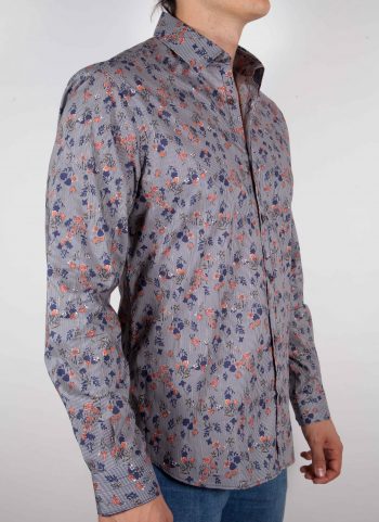 Fashion shirt, soft and blue collar