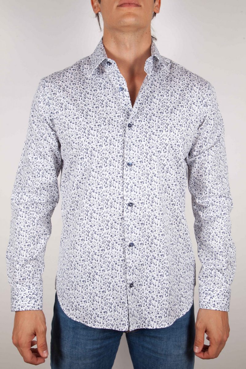 Fashion shirt, italian collar