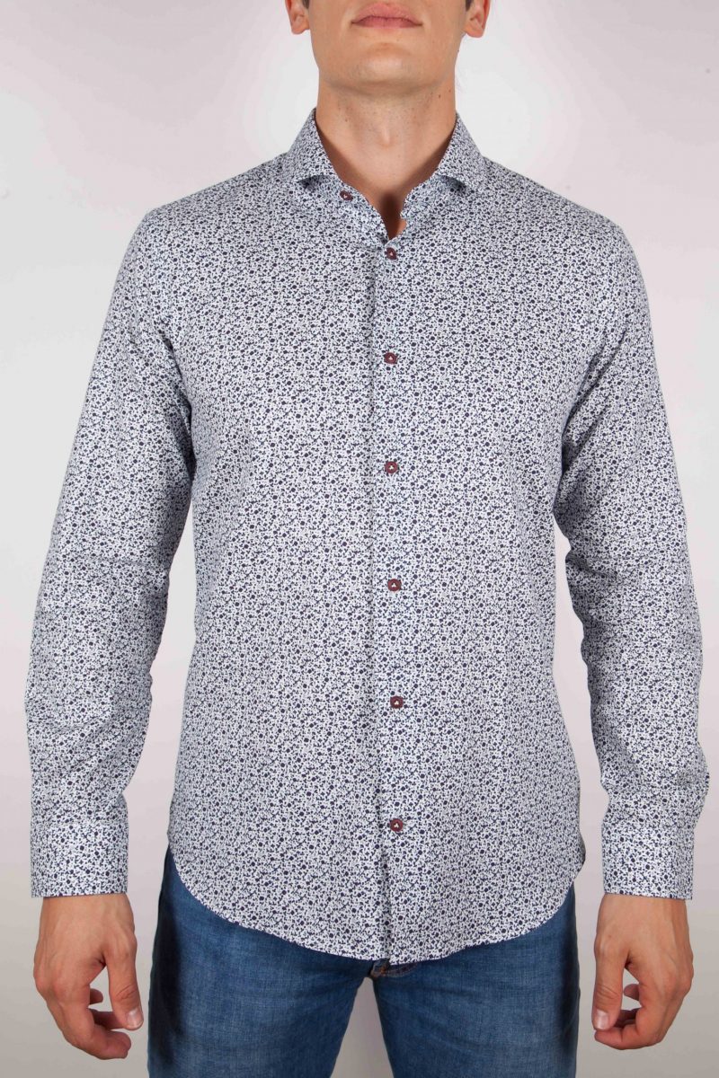 Camicia Fantasia collo francese