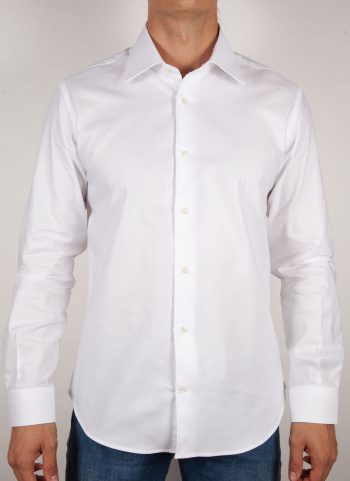 Camicia Bianca Oxford Collo Italiano C06-1