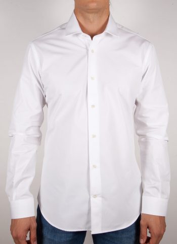 White-fashion shirt, Italian collar