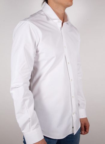 White-fashion shirt, Italian collar