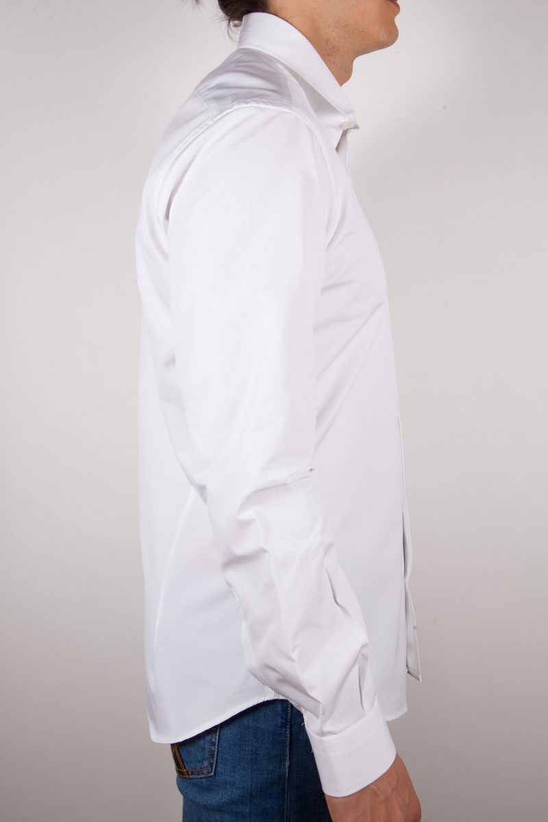 White-fashion shirt, Italian collar