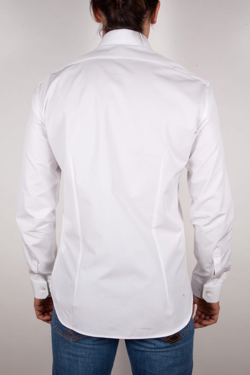 White-fashion shirt, Italian collar