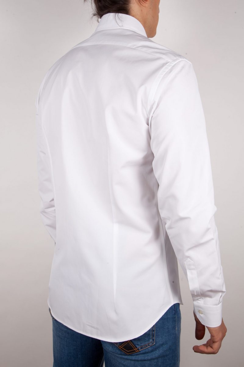 White-fashion shirt, Italian collar