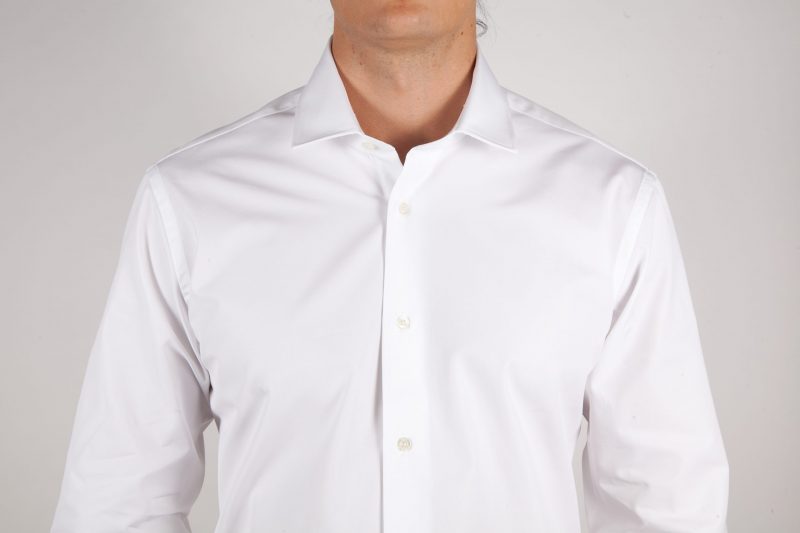 White-fashion shirt, Italian collar