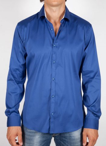 Camicia Fantasia Collo Italiano tinta unita 301-03