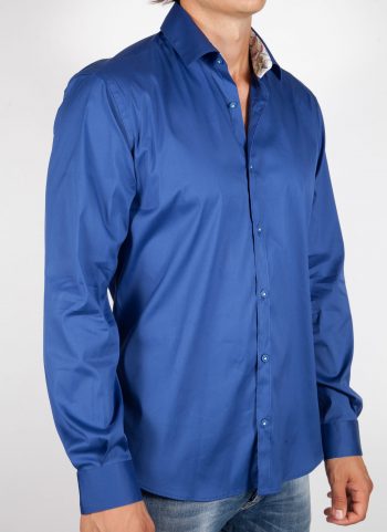 Camicia Fantasia Collo Italiano tinta unita 301-03