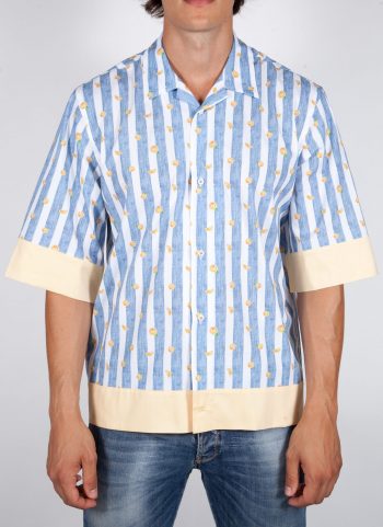 Fashion and sky-blue shirt, soft collar (Copia) (Copia) (Copia) (Copia)