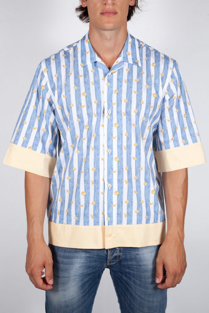 Fashion and sky-blue shirt, soft collar (Copia) (Copia) (Copia) (Copia)