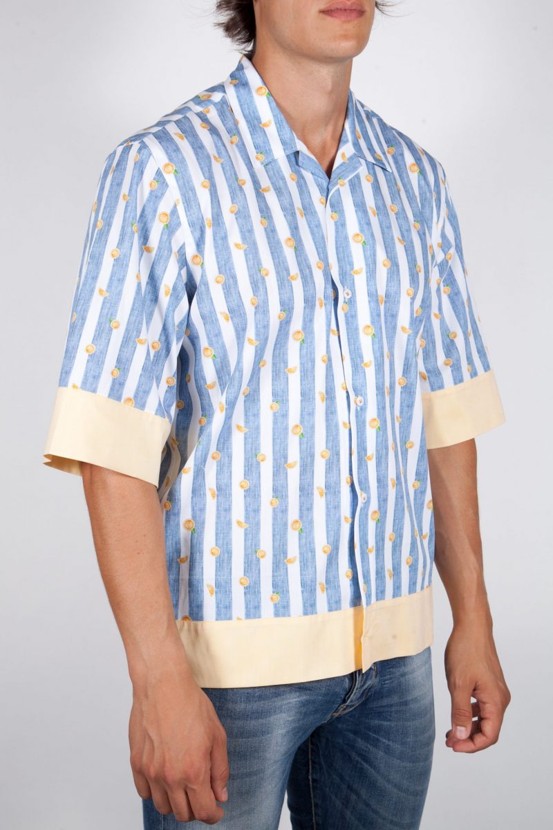 Fashion and sky-blue shirt, soft collar (Copia) (Copia) (Copia) (Copia)