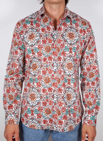 Camicia Fantasia Collo Italiano 440-01