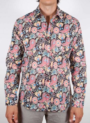 Camicia Fantasia Collo Italiano Piccolo 362