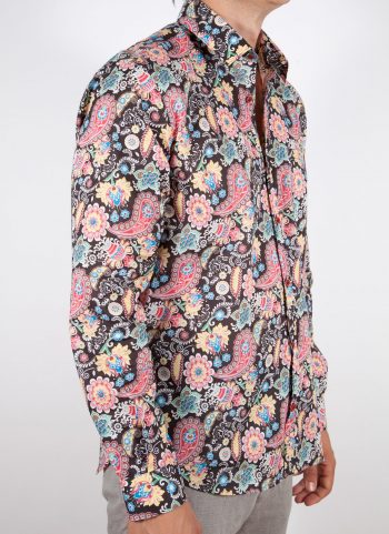 Camicia Fantasia Collo Italiano Piccolo 362