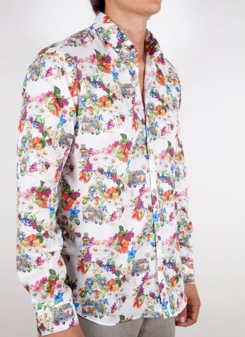 Camicia Fantasia Collo Italiano Piccolo 350-01