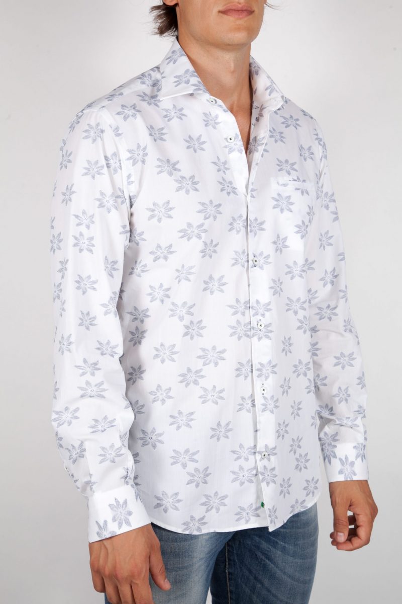 Patterned Shirt Italian Collar (Copia) (Copia) (Copia)