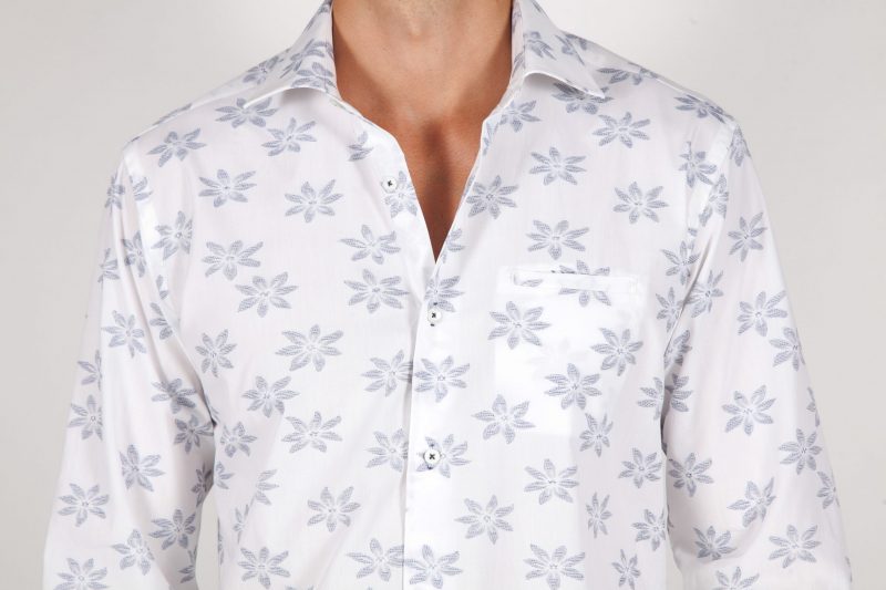 Patterned Shirt Italian Collar (Copia) (Copia) (Copia)