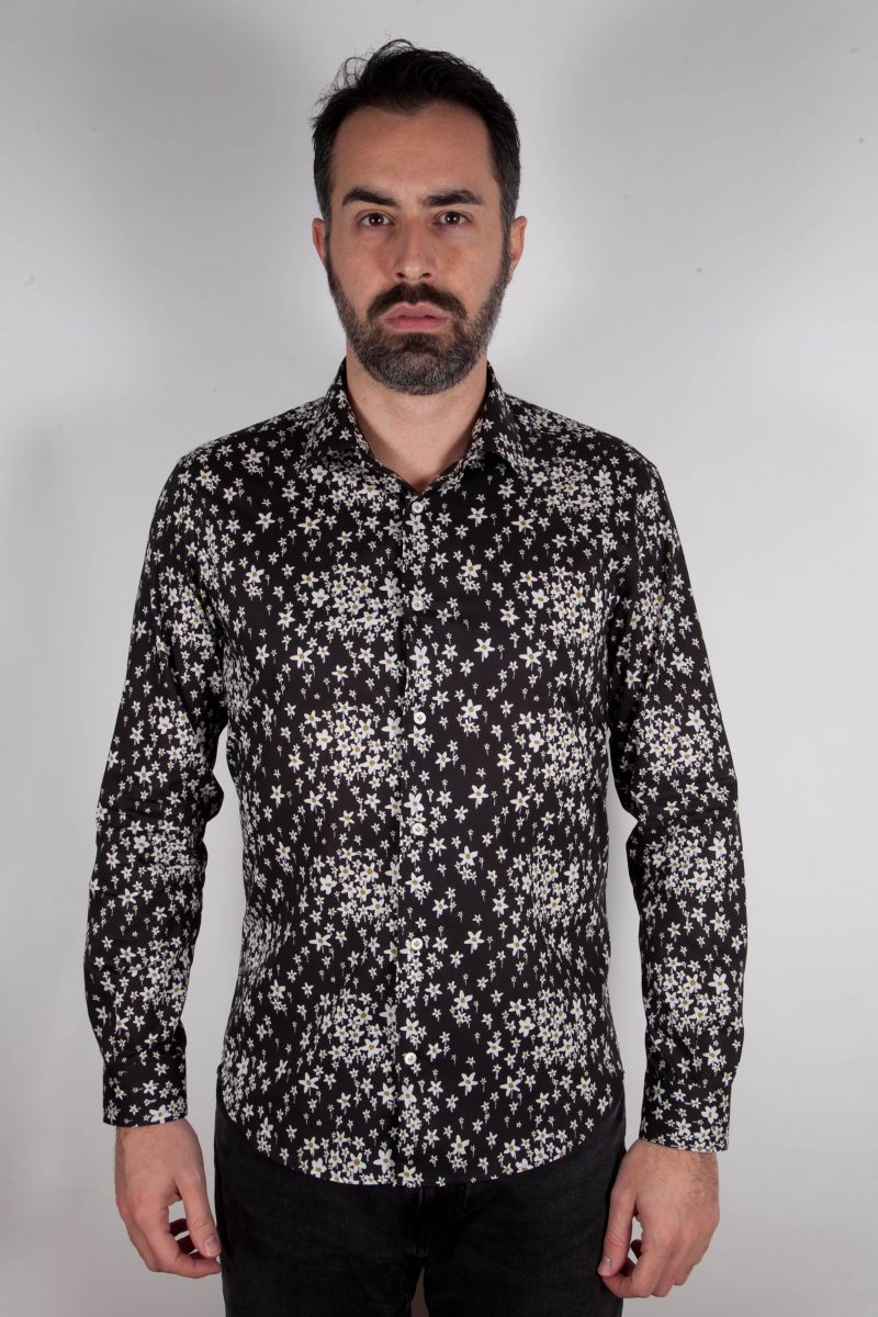 Camicia con stampa floreale FIRENZE-UBBF-555-02