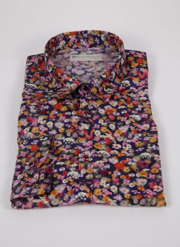 Camicia con stampa floreale PRUNO-66-556-01