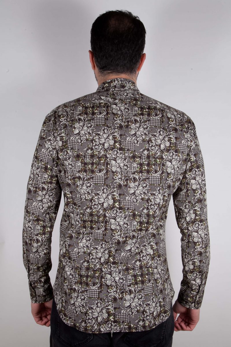 Shirt with camouflage print PISA-UBB-528-01