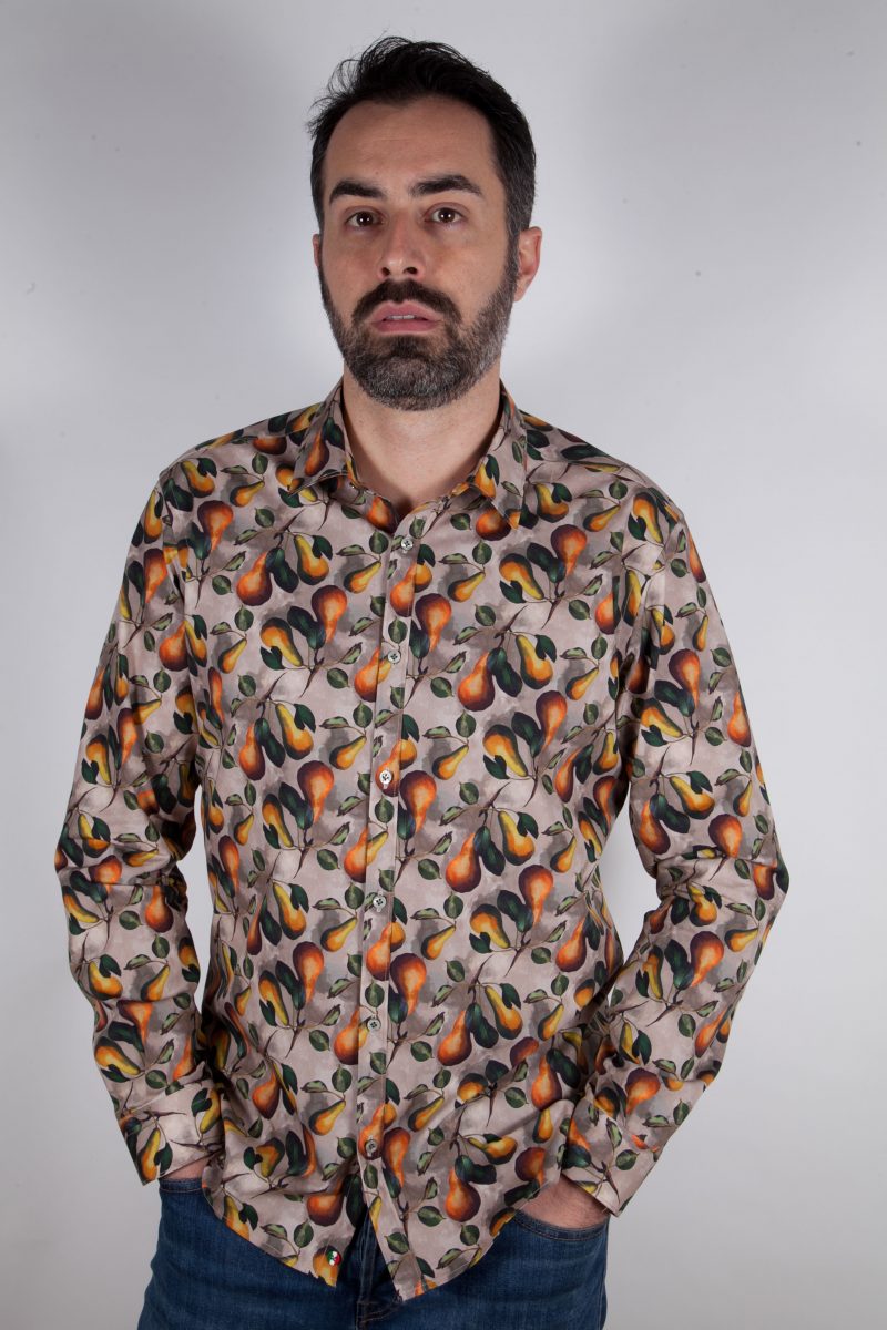 Shirt with fruit print PISA-66F-536-01