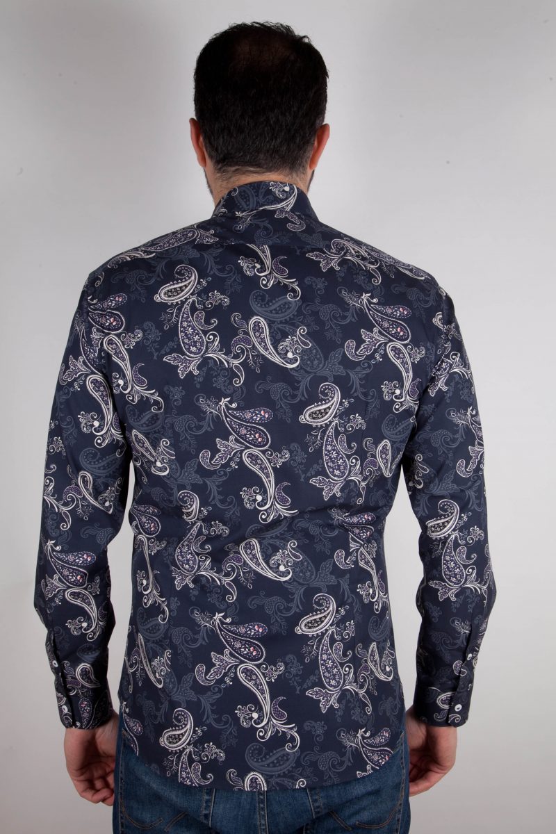 Shirt with cachemire print FIRENZE-73-531-01