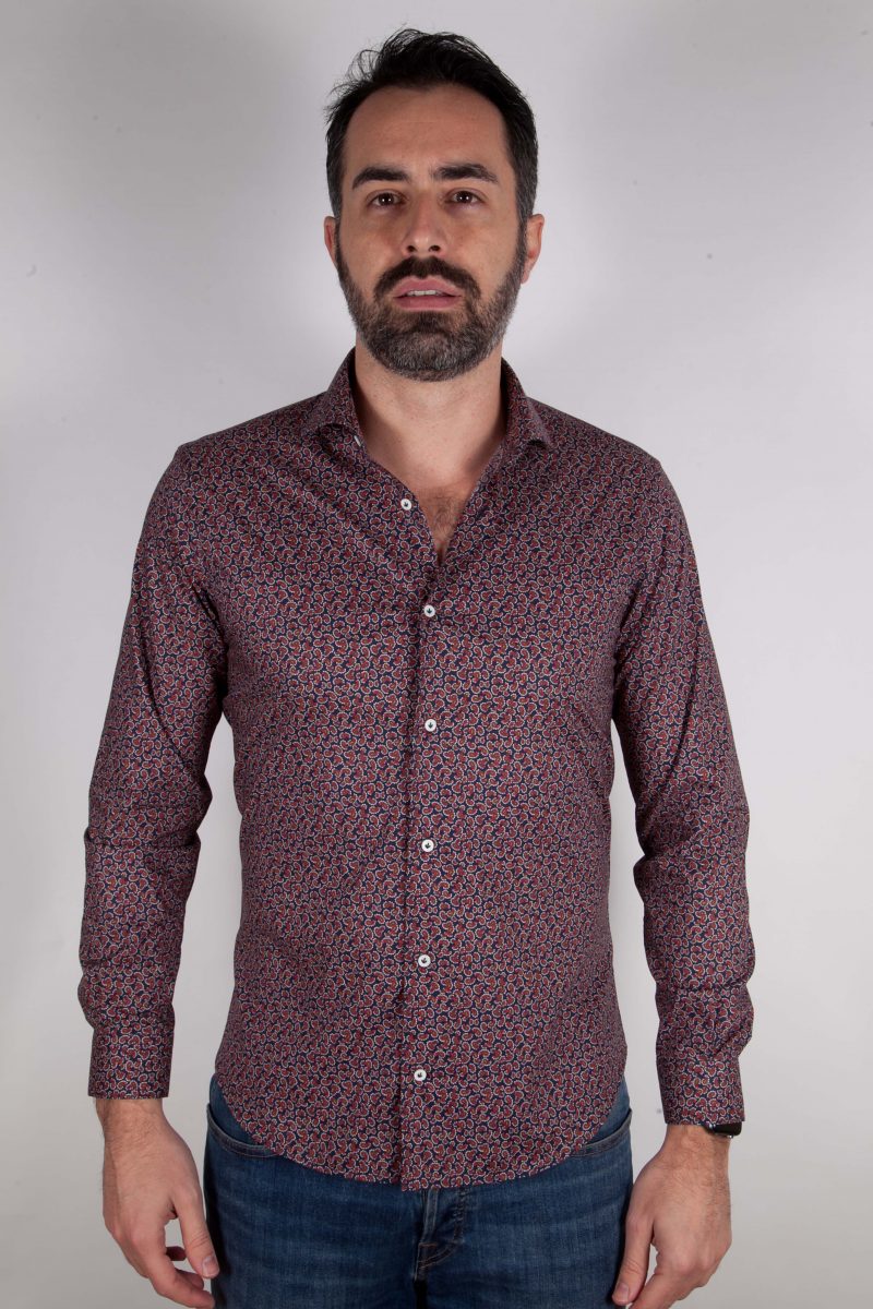 Camicia con stampa FIRENZE-62M-508-03