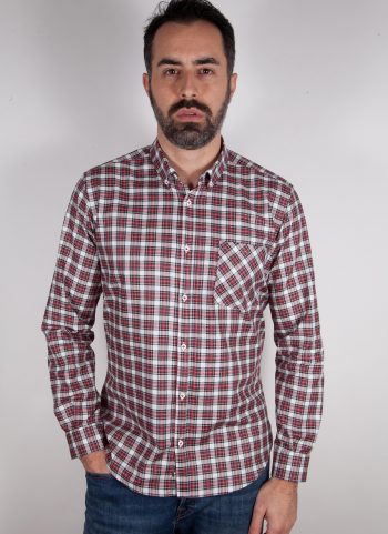 Camicia a quadri con tasca ARDENZA-64-574-01