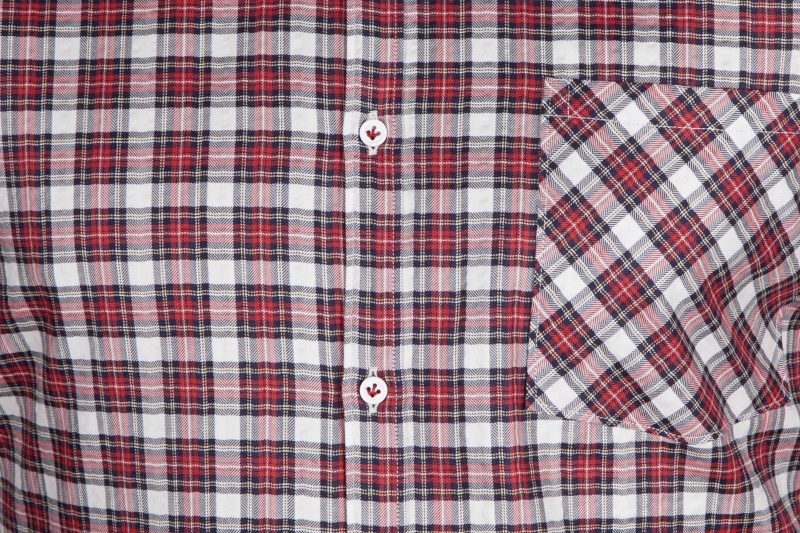 Camicia a quadri con tasca ARDENZA-64-574-01