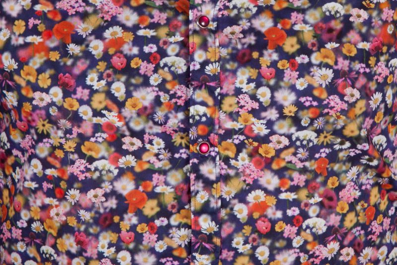 Camicia con stampa floreale PRUNO-66-556-01