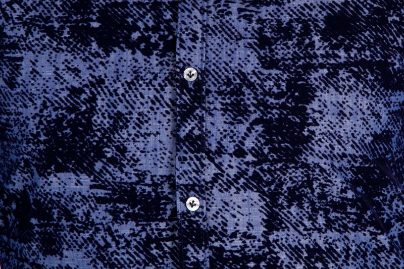 Camicia  in denim con floccato PISA-66-602-01