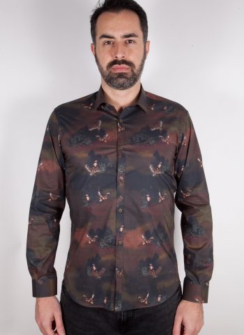 Fantasy shirt with french collar