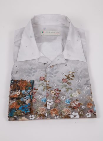 Camicia con stampa degrade' FIRENZE-66F-558-02