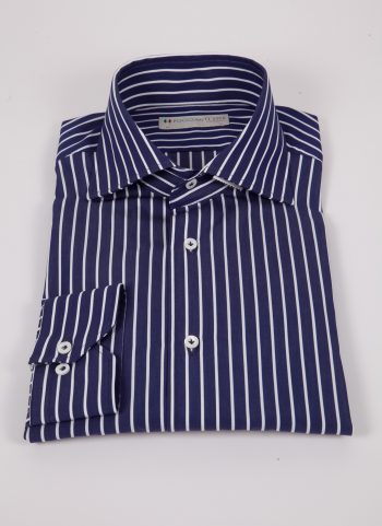 Camicia a righe Blu FIRENZE-84-566