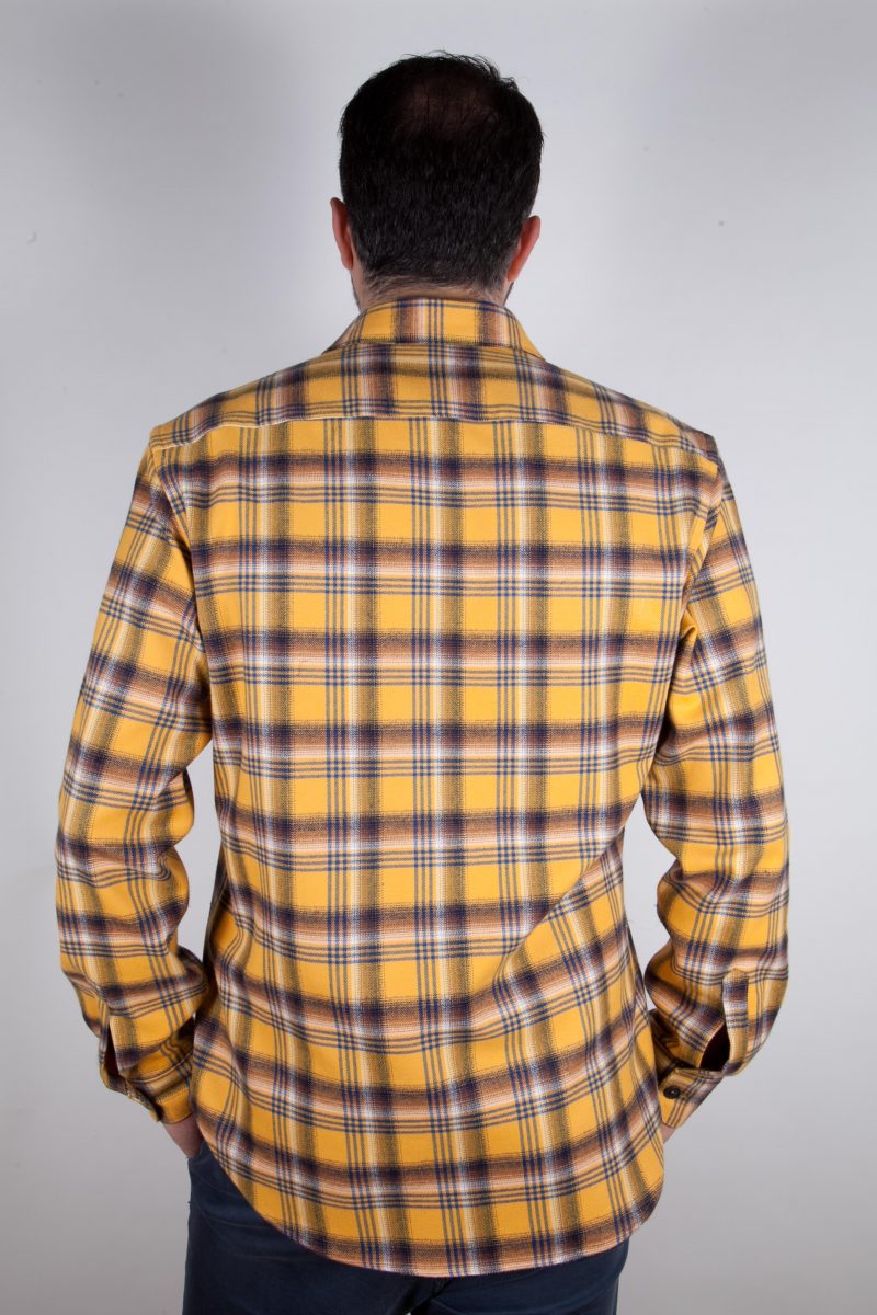 shirt in flannel with paintings LONDA-66-632