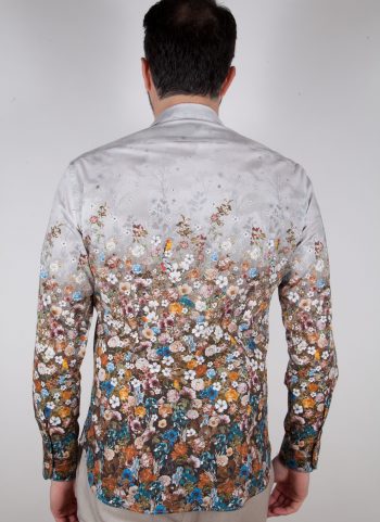 Camicia con stampa degrade' FIRENZE-66F-558-02