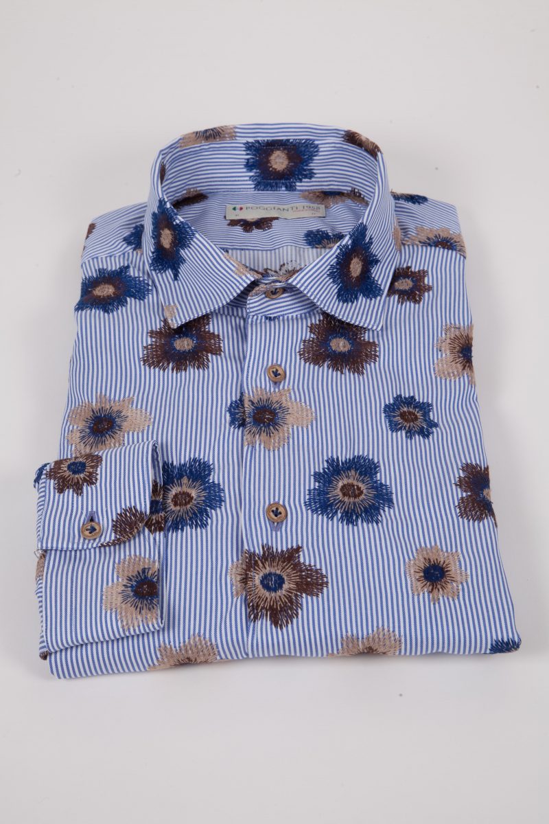 Shirt Fil Coupe with italian collar FIRENZE-73f-613