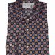 Man shirt in cotton with small print FIRENZE-62M-138-02