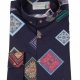 Camicia uomo stretch con stampa geometrica SCARLINO-33-165-01