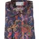 Camicia uomo stretch con stampa Paisley PISA-73-163-01