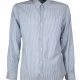 Camicia in lana merinos REDA a righe PISA-64-117-01