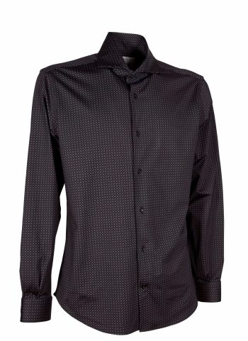 Camicia uomo in tessuto tecnico con stampa piccola  ACTIVE 31-187-03