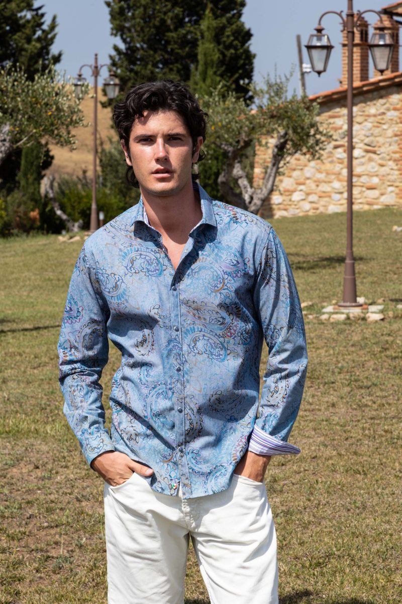 SPRING SUMMER 2024 MEN'S SHIRT AREZZO-62F-207