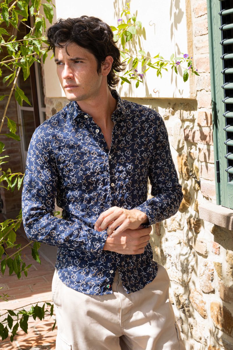 Camicia uomo spring summer 24  FIRENZE-73F-233